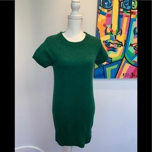 Banana Republic Green 100% Cashmere Dress NWOT